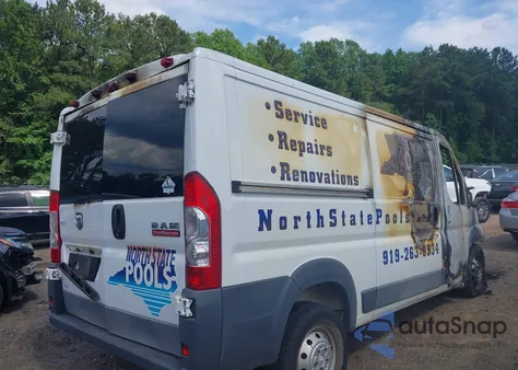 2017 Ram Promaster 1500 Low Roof 136 Wb from USA, damaged, VIN 3C6TRVAGXHE536217